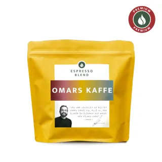 Omars Kaffeblend, hele b�nner, 250 g DATOVARE