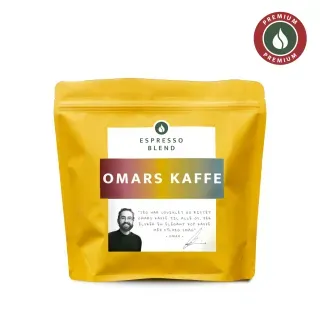 Omars Kaffeblend, hele b�nner, 250 g DATOVARE