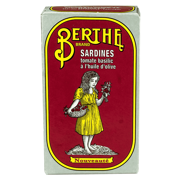 Sardiner i tomatsauce og basilikum, 125 g