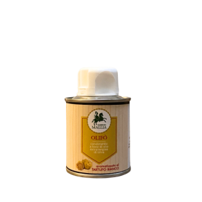 metalflaske med italiensk hvid tr�ffelolie, olivenolie, 100 ml