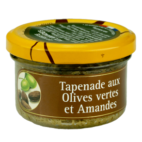 Tapenade grnne oliven med mandler