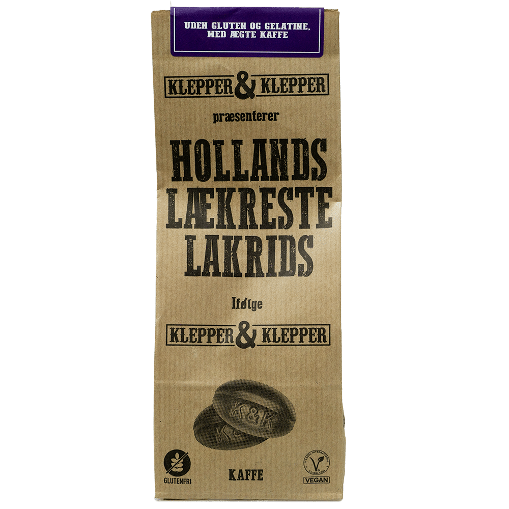 Klepper & Klepper lakrids, kaffe 200g