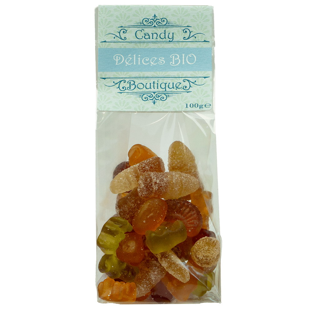 Delice vingummi, kologisk 100 g