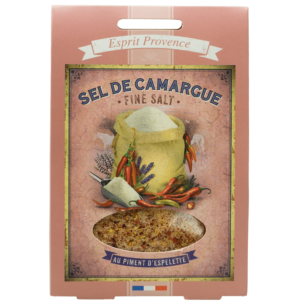 Havsalt fra Camargue med espelette, pose