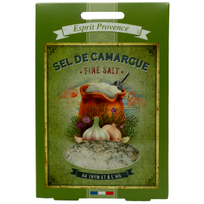 Havsalt fra Camargue med Timian og hvidlg, IGP, pose