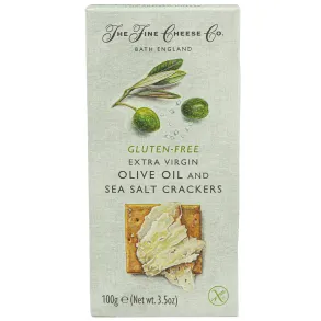Glutenfri Crackers med olivenolie og havsalt, 100 g