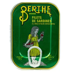 Sardinfileter i ekstra jomfruolivenolie, Berthe