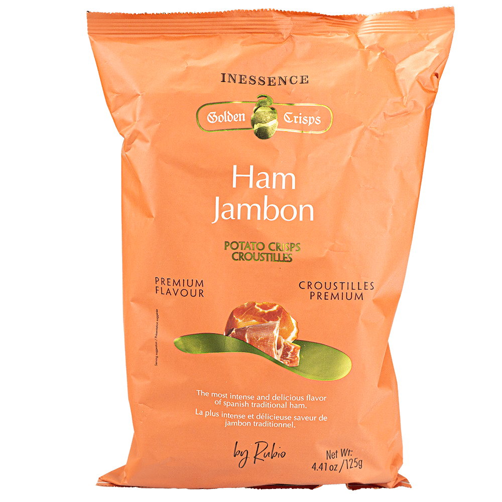 Kartoffelchips med spansk skinke, 125 g