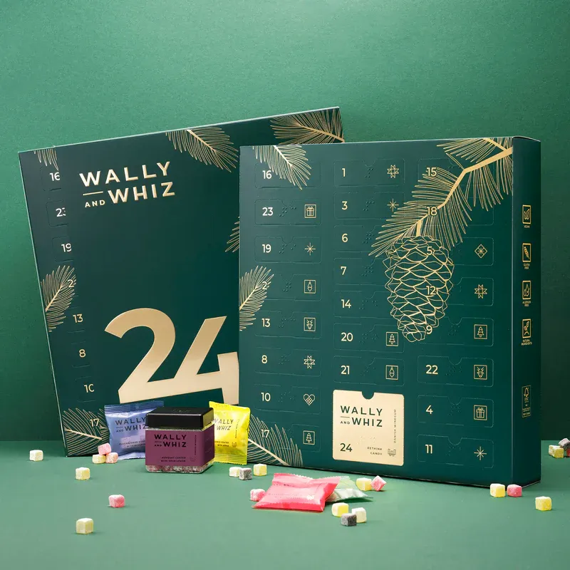 Wally & Whiz Julekalender 2025 - Grn, 393 g
