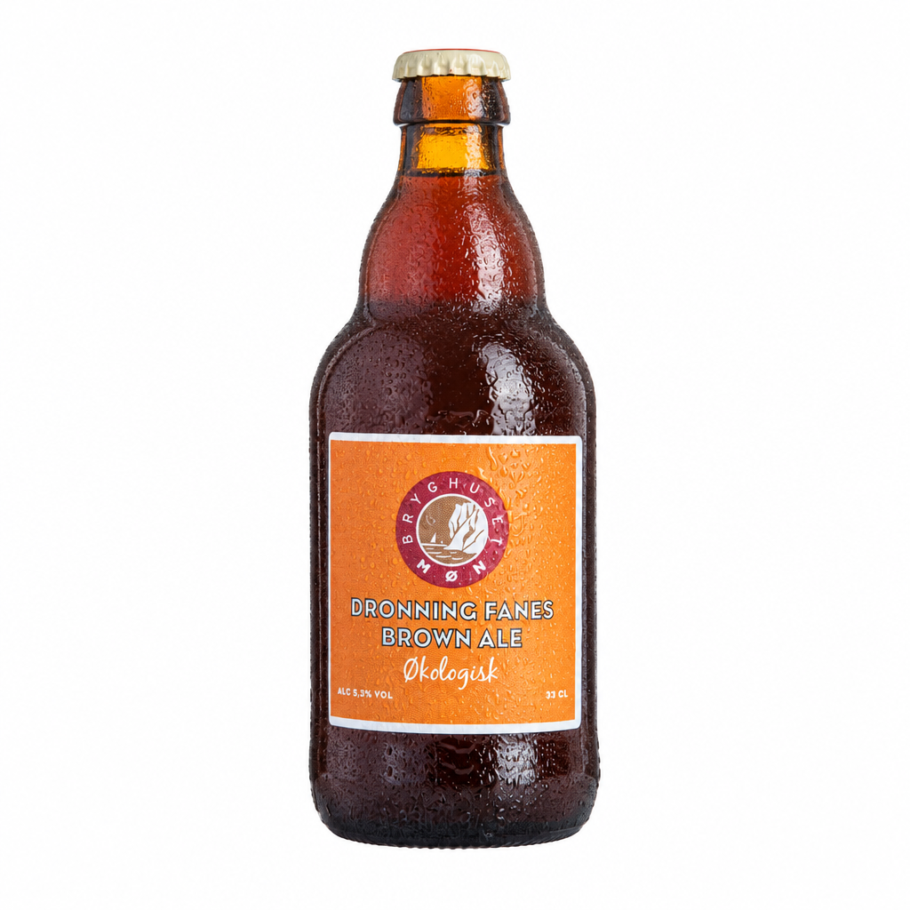 Dronning Fanes Brown Ale, �kologisk 5,3% 33 cl.