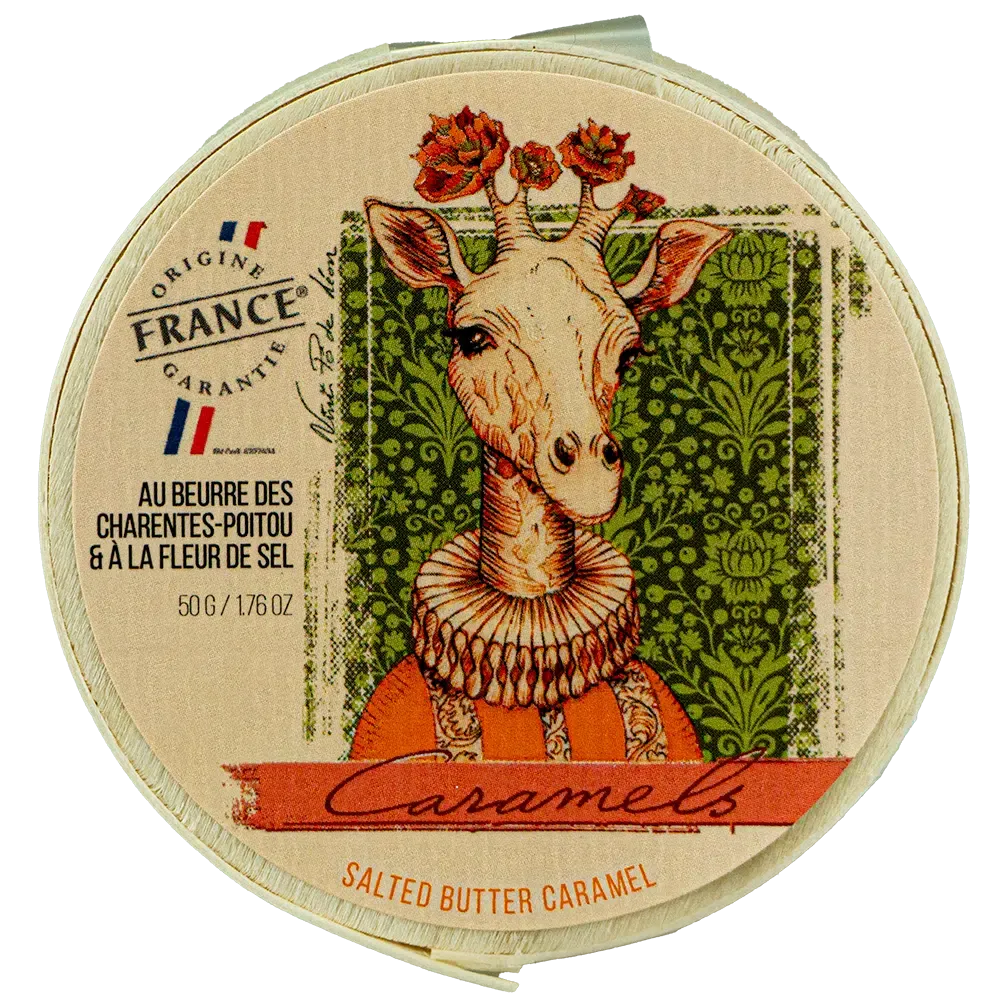 �ske med karameller med fleur de sel 