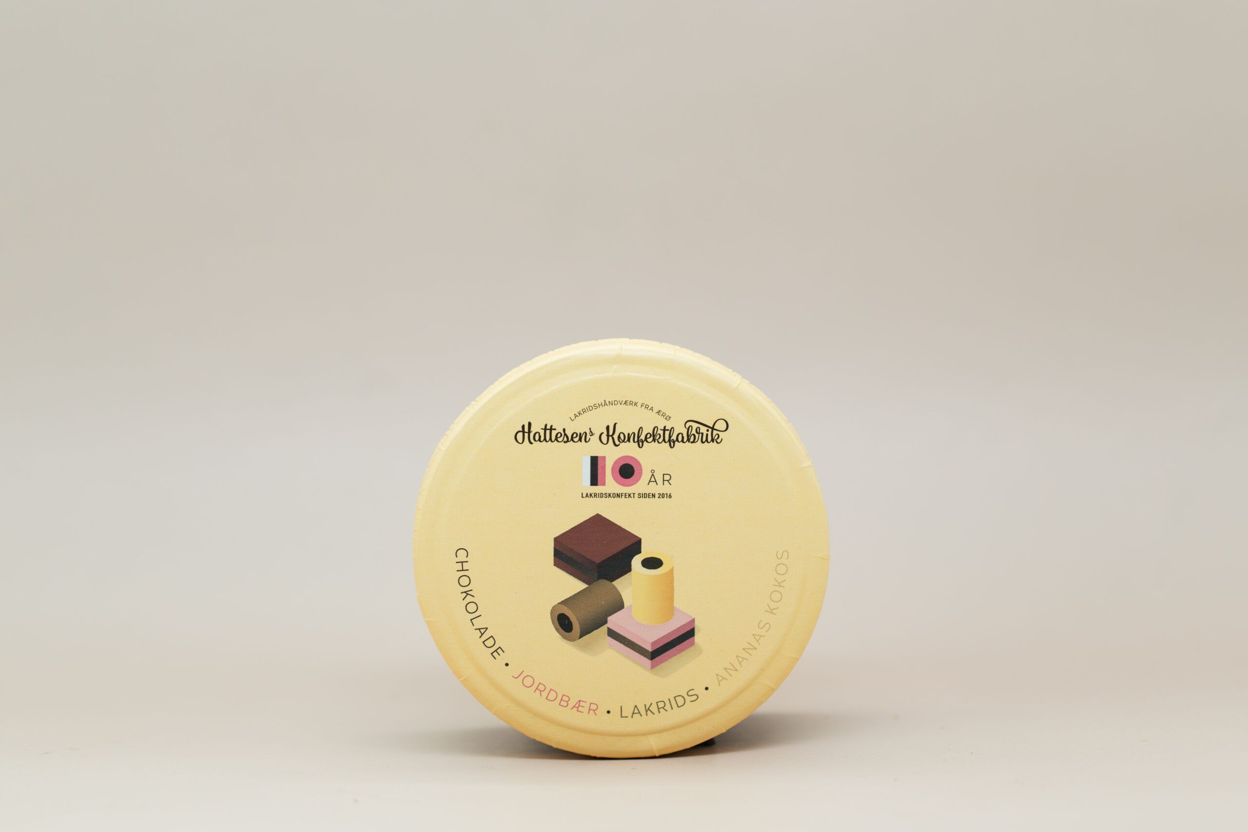 10 �rs Jubil�umskonfekt gave�ske, 125 g, 