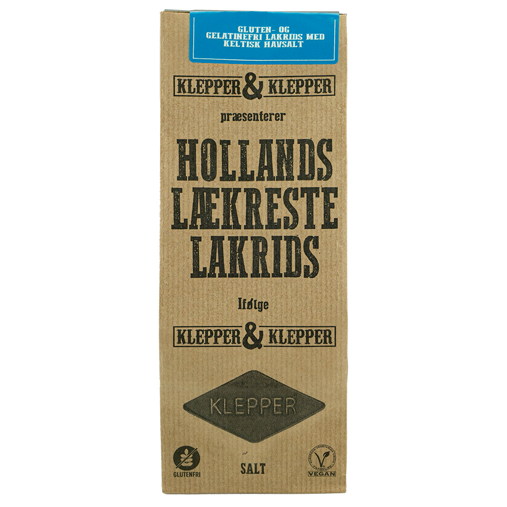 Klepper & Klepper lakrids, salt, 200g