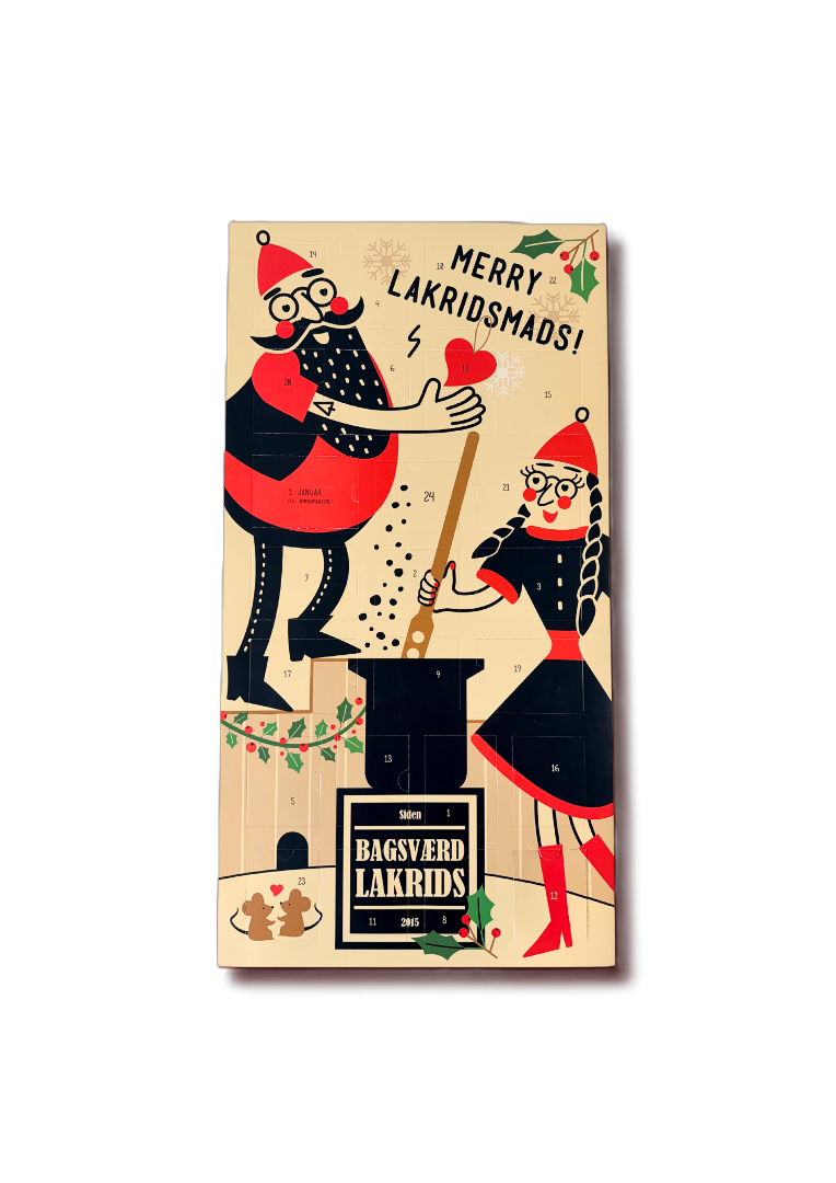 Julekalender, Bagsv�rd Lakrids, Jul 2026 - 25 l�ger