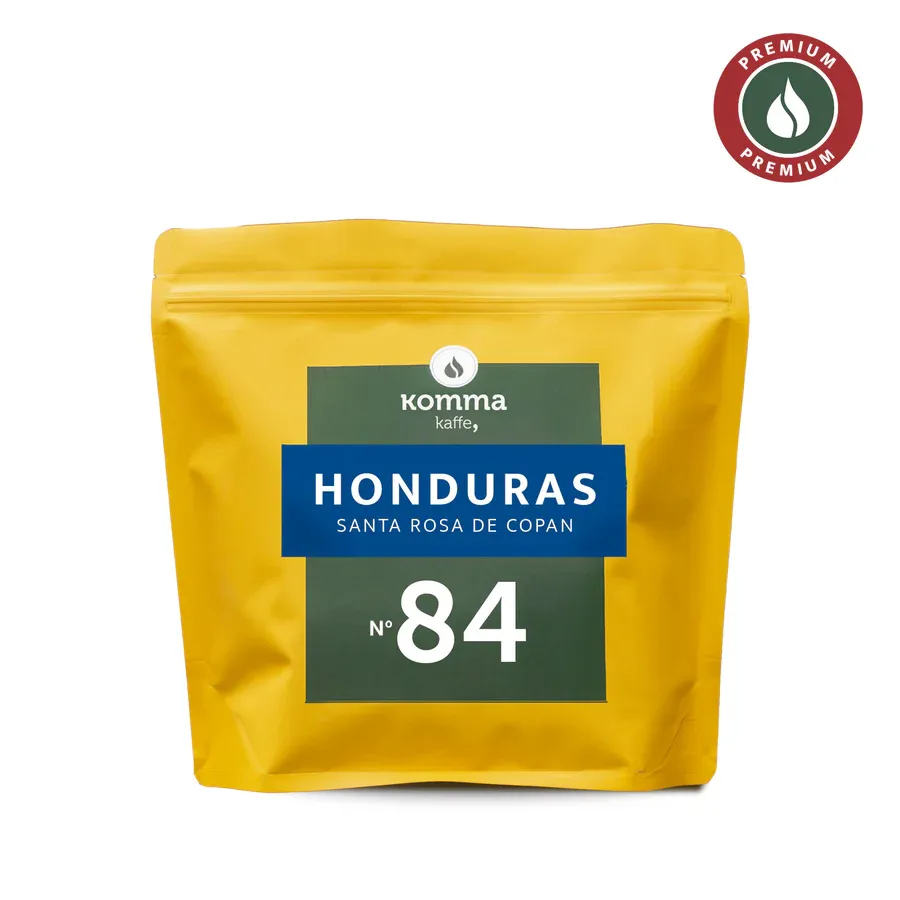 Honduras kaffe No 84, hele bnner, 250 g