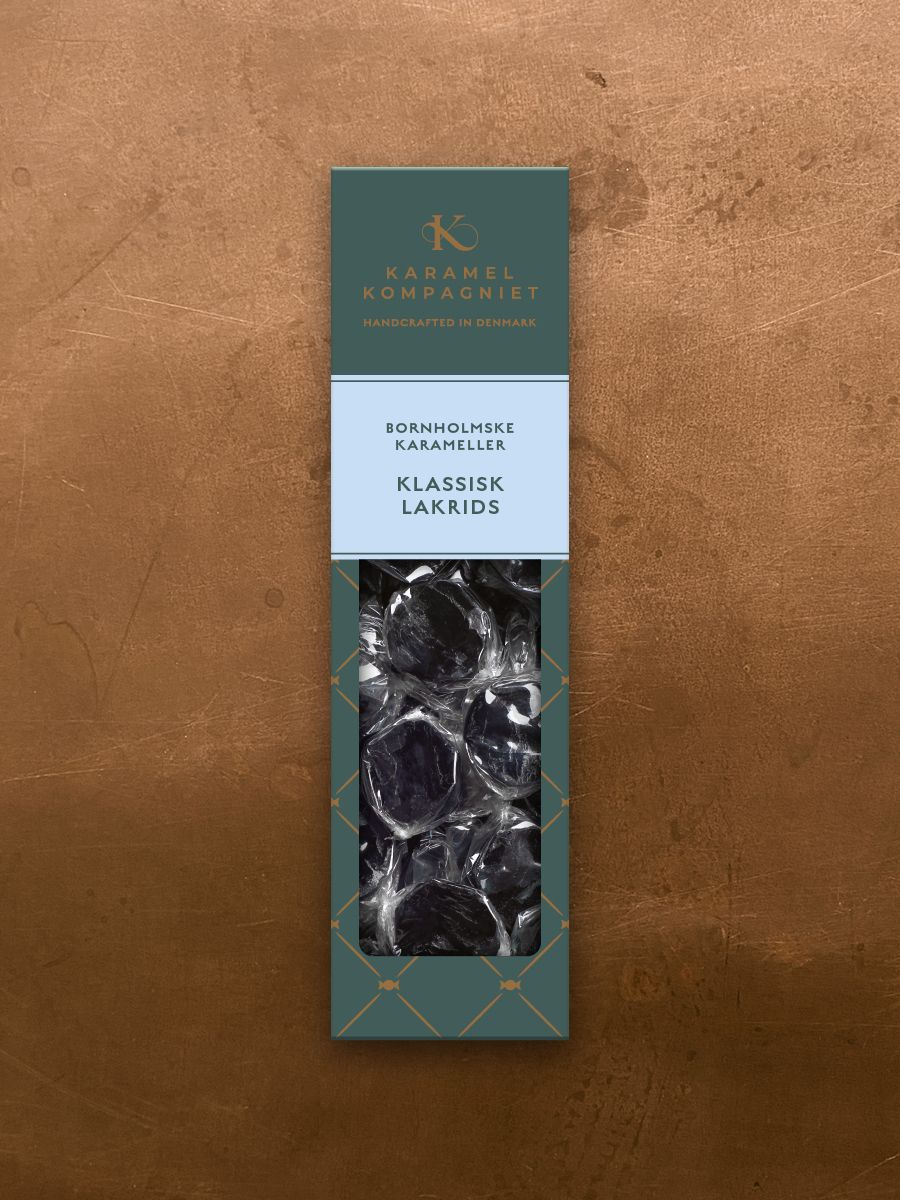 Klassiske Lakridskarameller fra Karamel Kompagniet