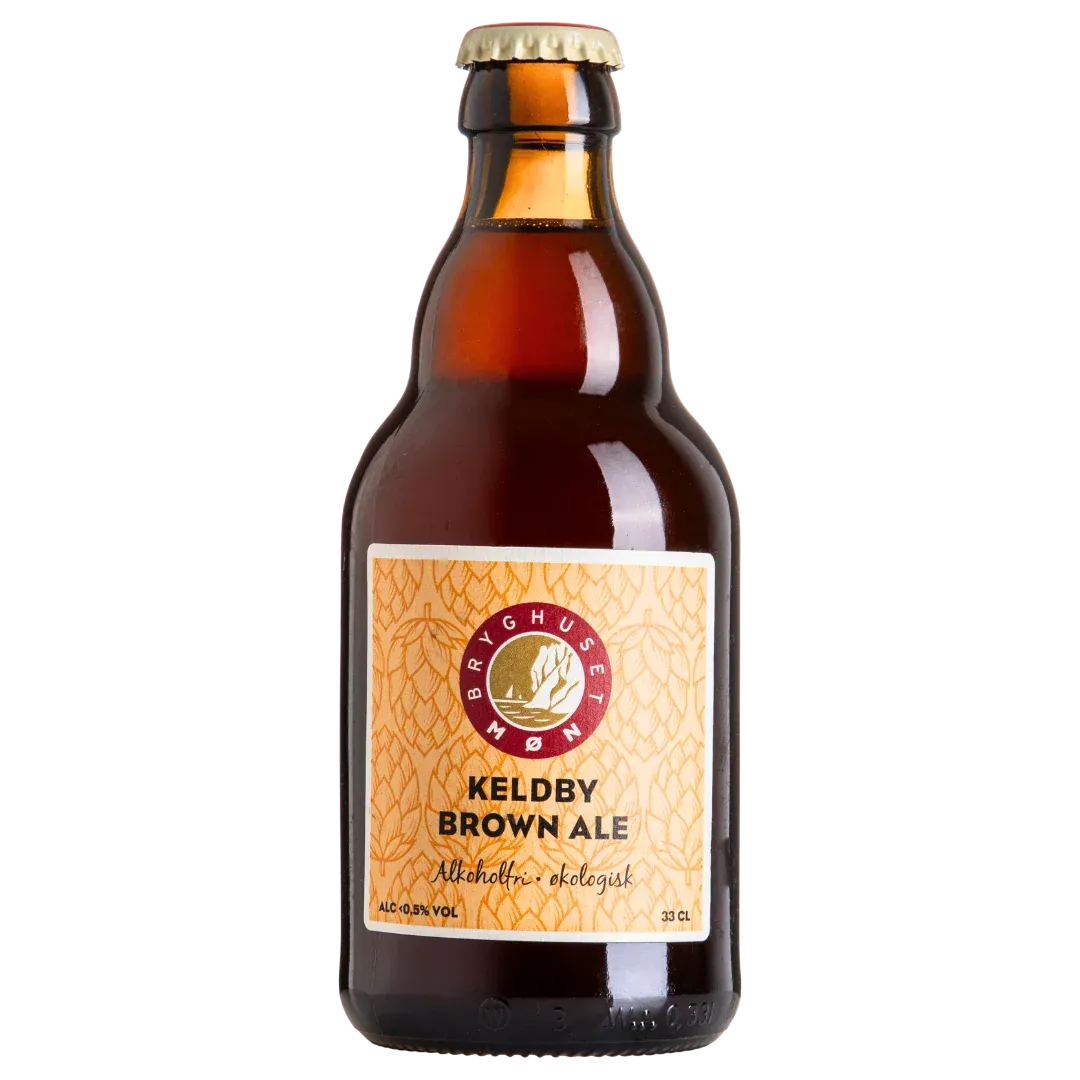 Keldby Brown Ale, Bryghuset M�n, Alkoholfri, 33 cl., �ko