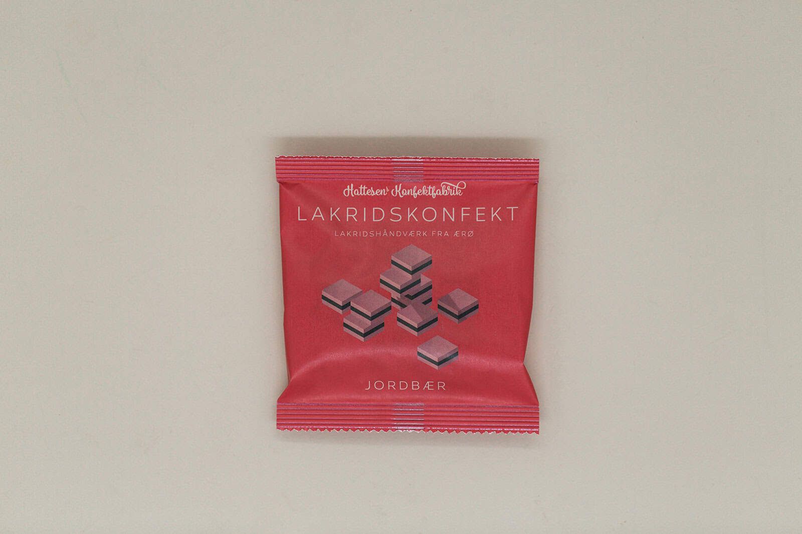 Jordb�r, Hattesen Lakridskonfekt, 32 g