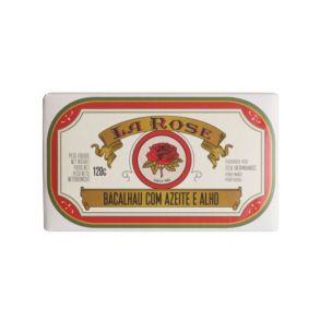 La Rose Bacalhau, torsk i olivenolie med hvidl�g, 120 g