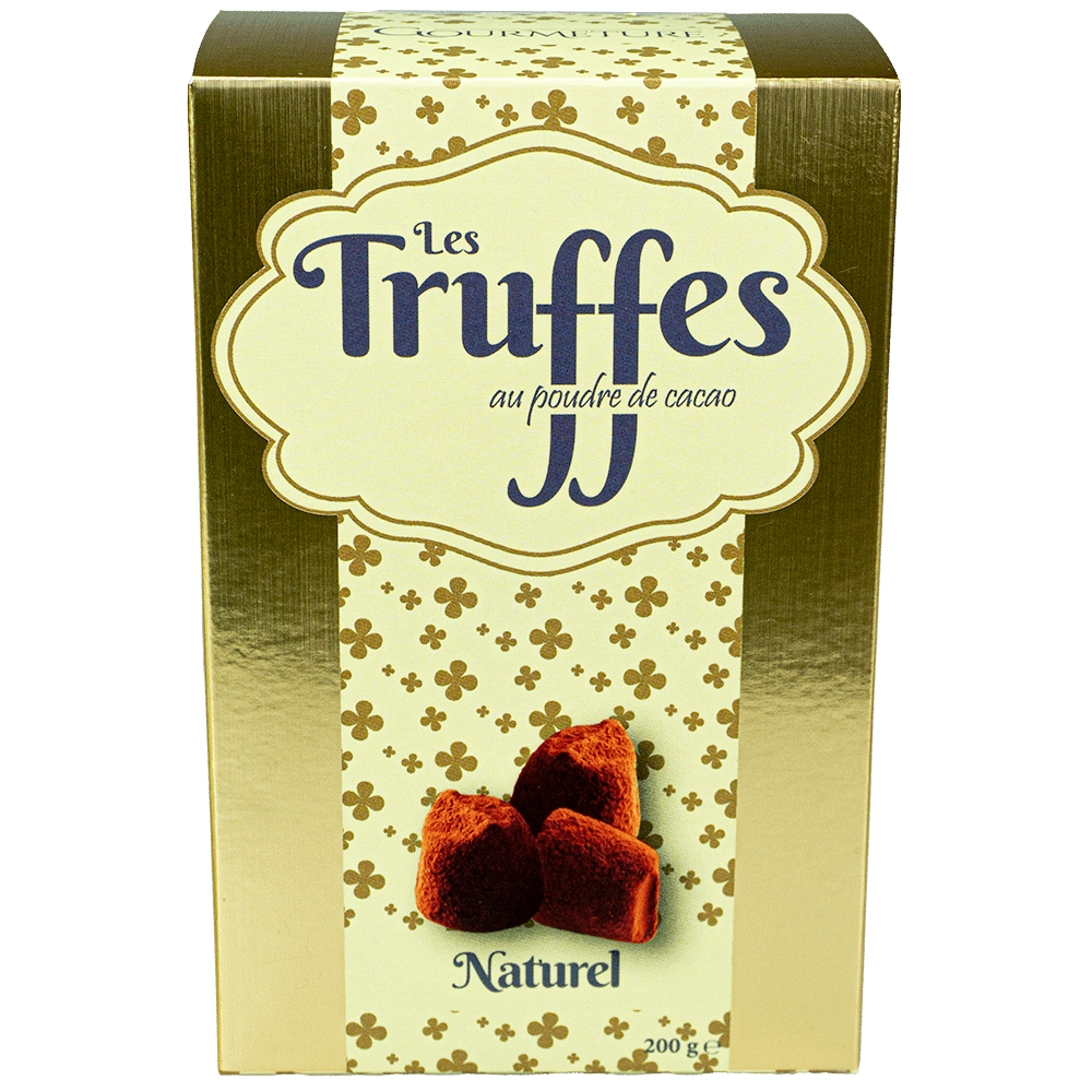 Les Truffes, Chokoladetr�fler, naturel 200 g 