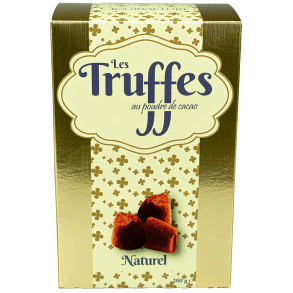 Les Truffes, Chokoladetr�fler, naturel 200 g 