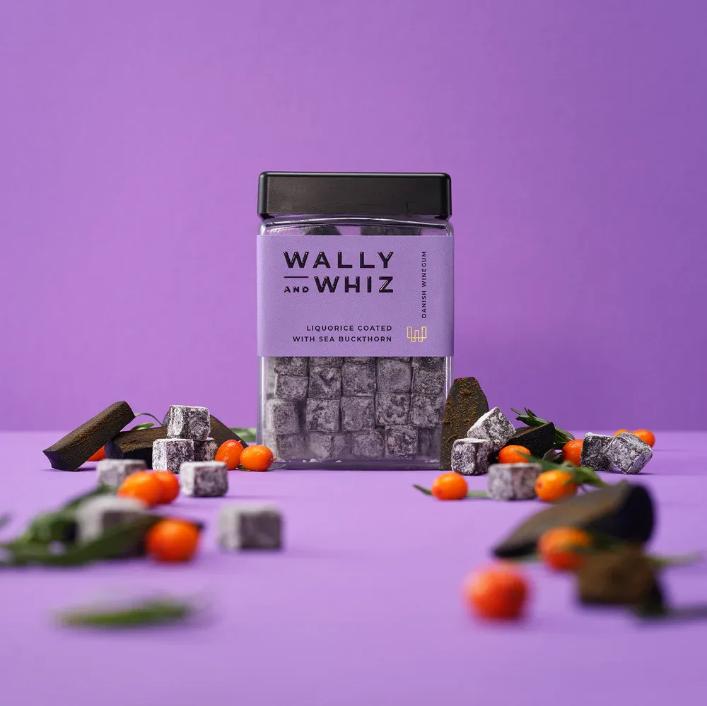 Wally & Whiz Lakrids med havtorn, 240 g
