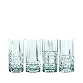 Longdrink glas, 4 forskellige