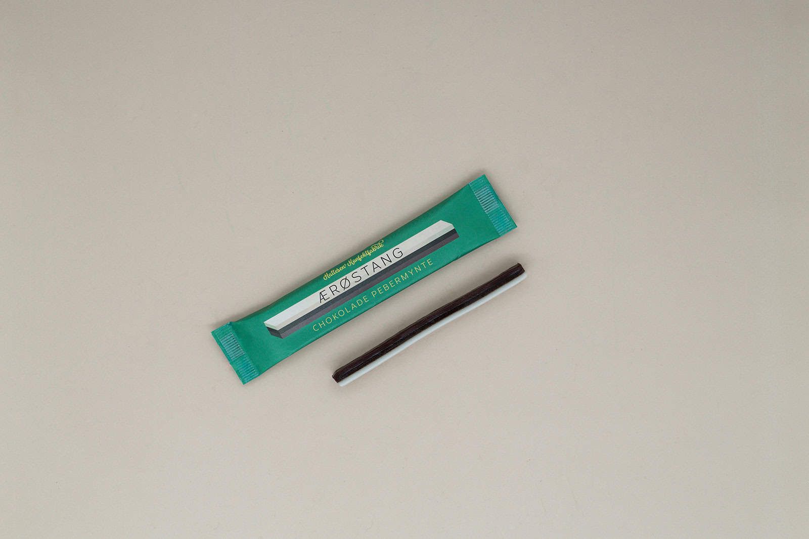Chokolade-Pebermynte, �r�stang, 25 g