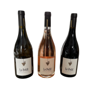 3 flasker Le Petit Fontainebleau, vin de Provence