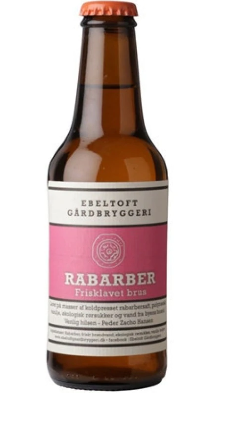 Rabarberbrus, Ebeltoft Grdbryggeri, 25cl