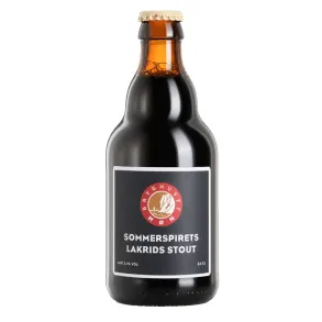 Sommerspirets Lakrids Stout, Bryghuset M�n, 5,1%, 33 cl