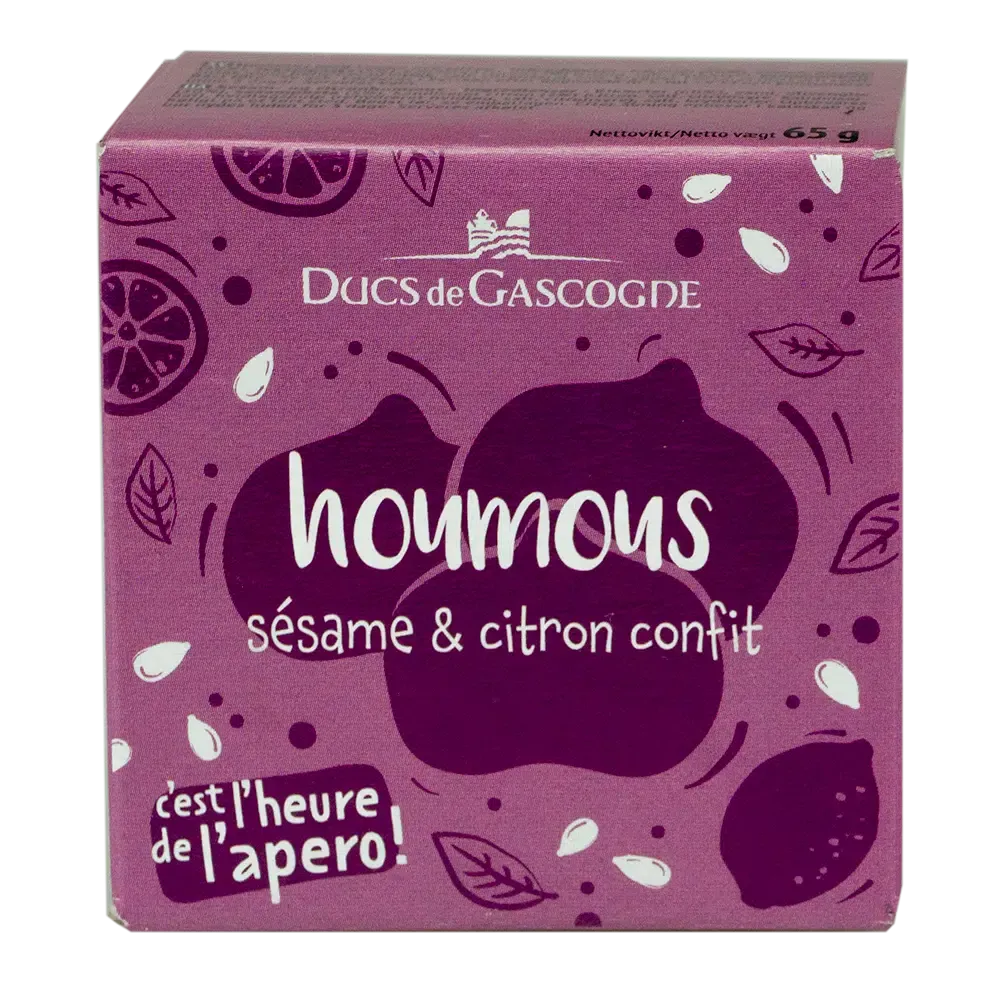 Hummus med sesam og syltet citron, Ducs de Gascogne, 65g