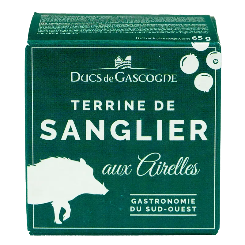 Vildsvinterrine med tytteb�r, Ducs de Gascogne, 65g