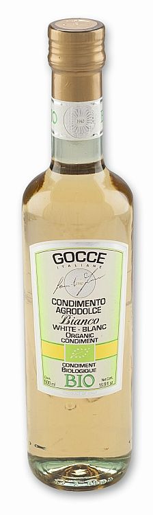 Gocce Hvid balsamisk vineddike Modena, ko, 500 ml