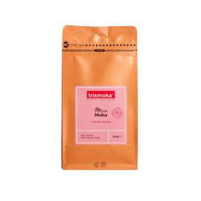 Trismoka Miss Moka, hele kaffebnner, 250 g