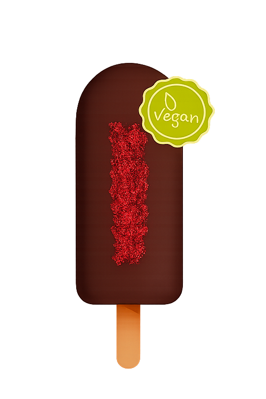 Vegansk Bl�b�r Gelato Oluf's