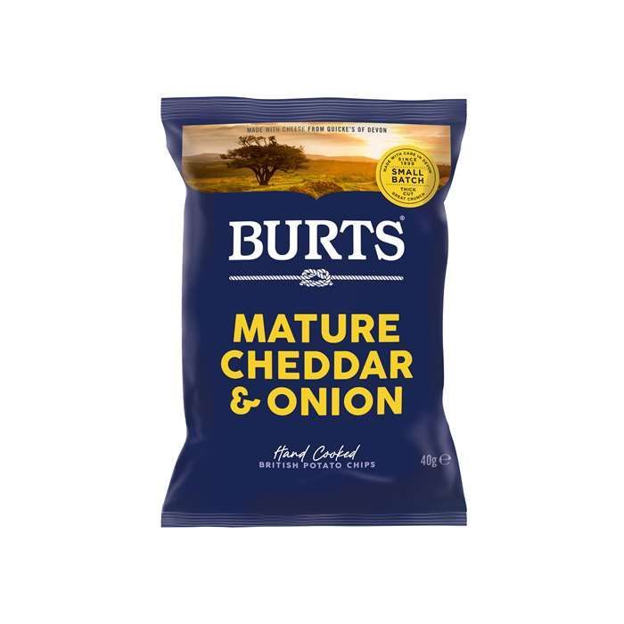 Burts Chips Moden Cheddar & Forrslg 40 g