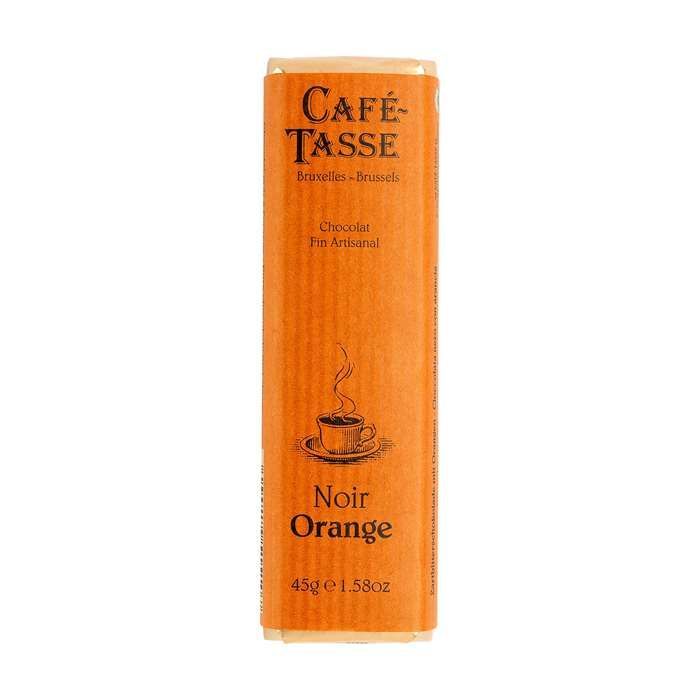 Cafe-Tasse bar med m�rk chokolade 60% og appelsinskal, 45g