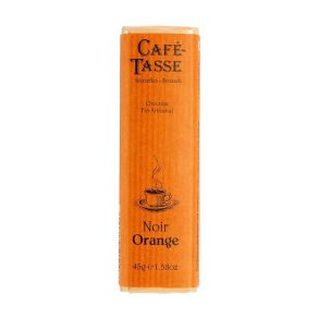 Cafe-Tasse bar med m�rk chokolade 60% og appelsinskal, 45g