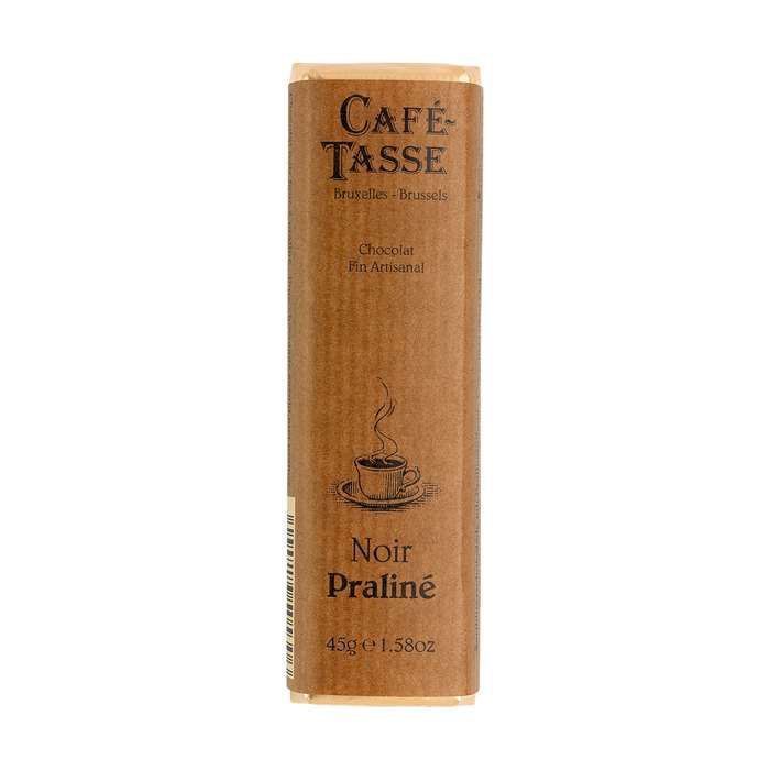 Cafe-Tasse mrk pralin med hasselnddefyld, 45g