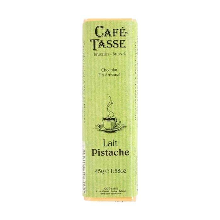 Cafe-Tasse Bar m�lkechokolade og pistacien�dde creme 45g