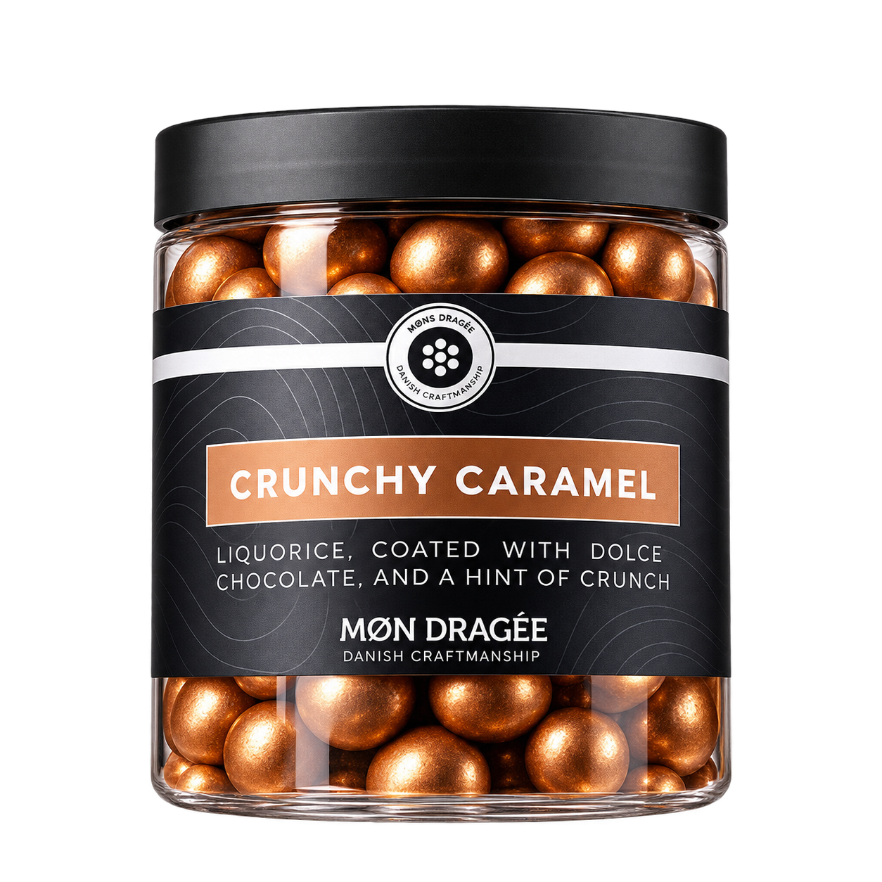 Crunchy Caramel, M�n Drag�e, 150 g
