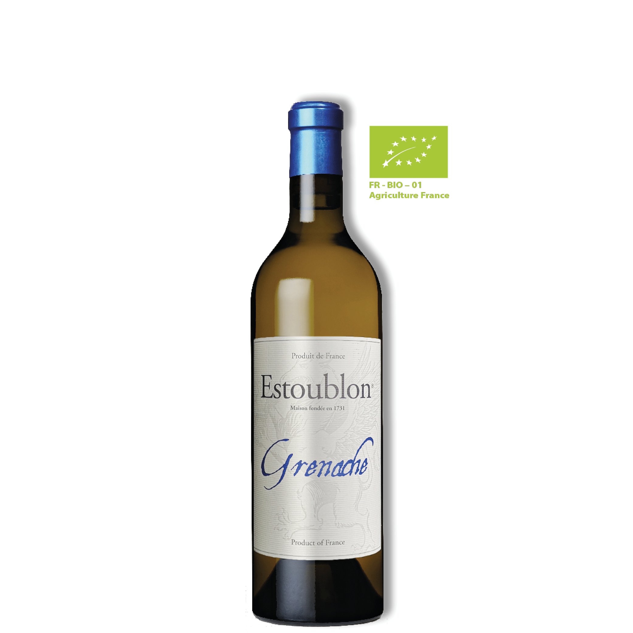 Hvidvin 100 % Grenache 2016, Estoublon, Vin de France