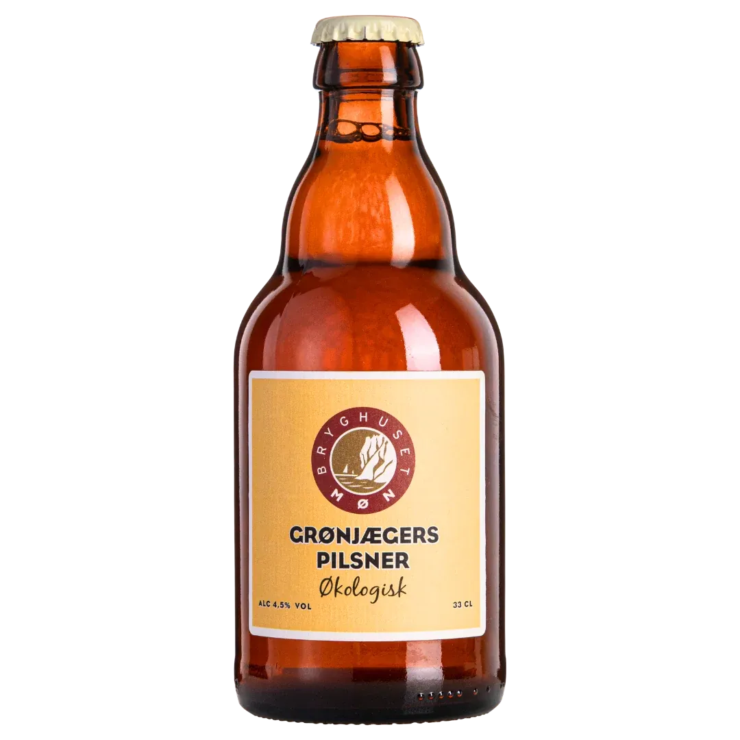 Gr�nj�gers Pilsner � Bryghuset M�n, 4,5%, 33 cl., �ko