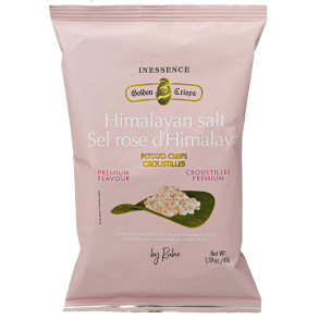 Kartoffelchips med pink himalaya salt, 45 gram