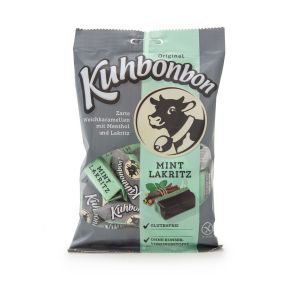Mint-Lakridskarameller Kuhbonbon, 200 g