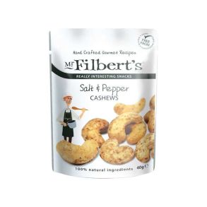Filbert 40 G Salt & Peber Cashews 