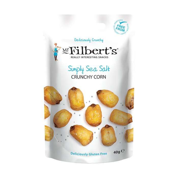 Filbert 40g Ristede majskorn med havsalt