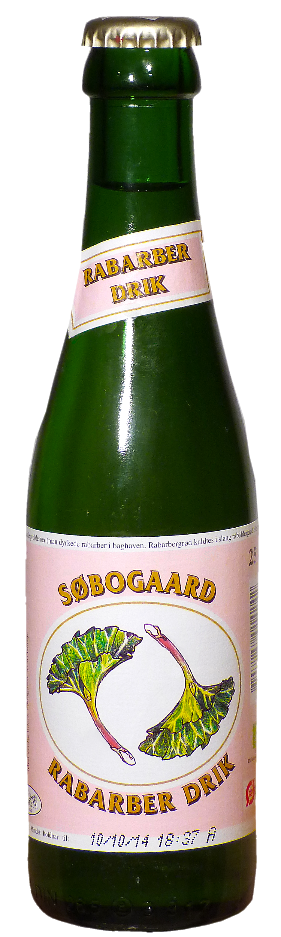Rabarber drik, ko, 25 cl