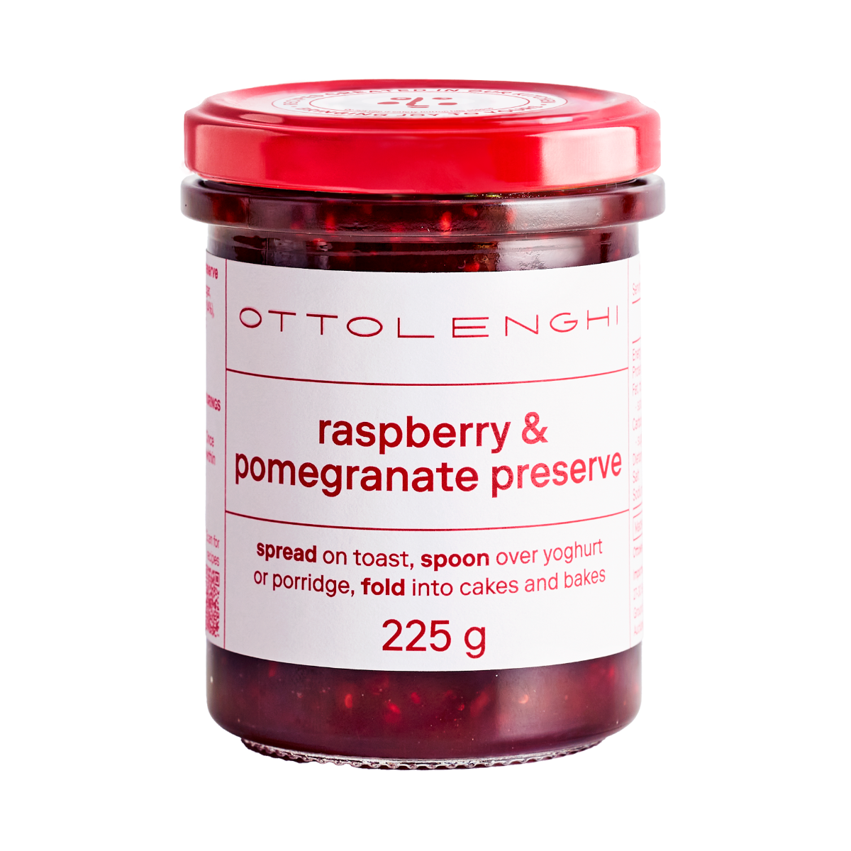 Ottolenghi hindb�r- og granat�blemarmelade, 225 g